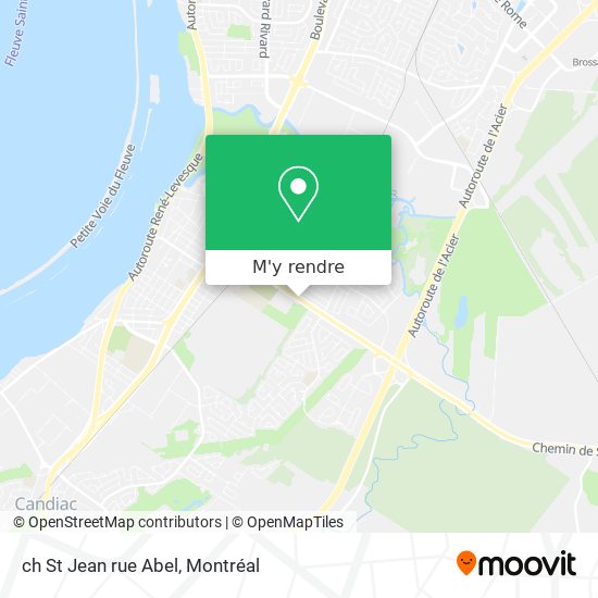 ch St Jean rue Abel plan