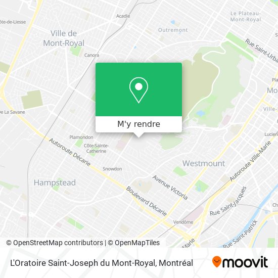 L'Oratoire Saint-Joseph du Mont-Royal plan