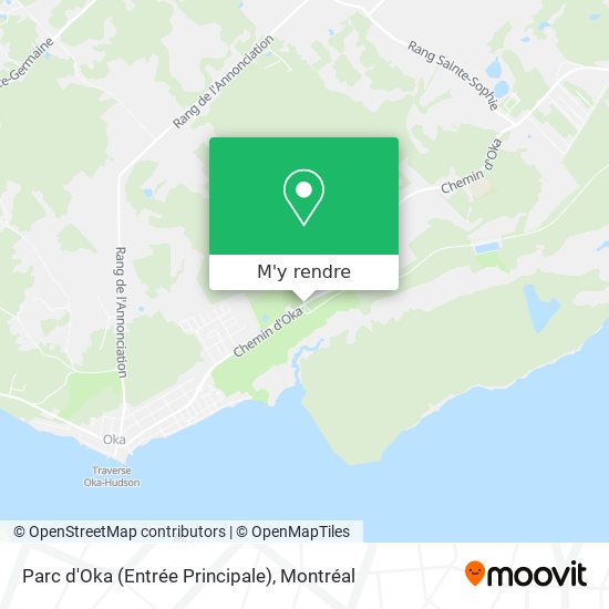 Parc d'Oka (Entrée Principale) plan