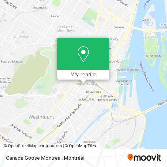 Canada Goose Montreal plan