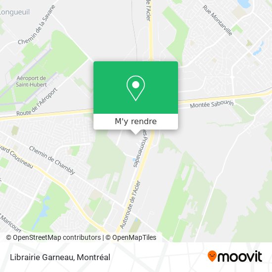 Librairie Garneau plan