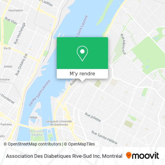 Association Des Diabetiques Rive-Sud Inc plan