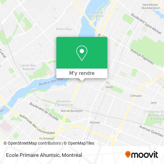 Ecole Primaire Ahuntsic plan