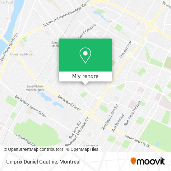 Uniprix Daniel Gauthie plan