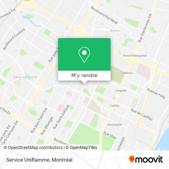 Service Uniflamme plan