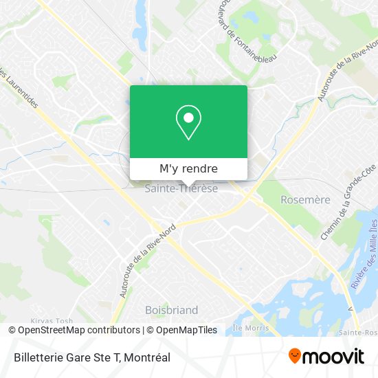 Billetterie Gare Ste T plan