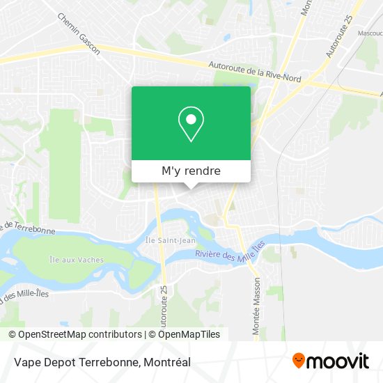 Vape Depot Terrebonne plan