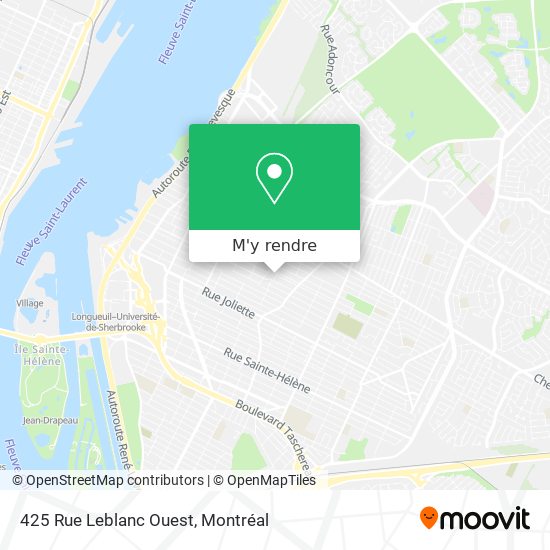 425 Rue Leblanc Ouest plan