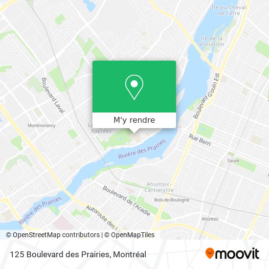 125 Boulevard des Prairies plan