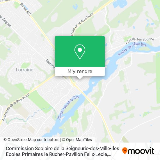 Comment aller à Commission Scolaire de la SeigneuriedesMilleIles