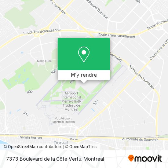 7373 Boulevard de la Côte-Vertu plan