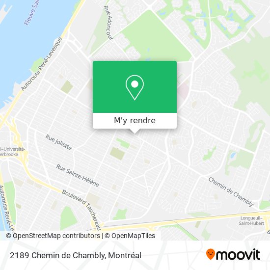 2189 Chemin de Chambly plan