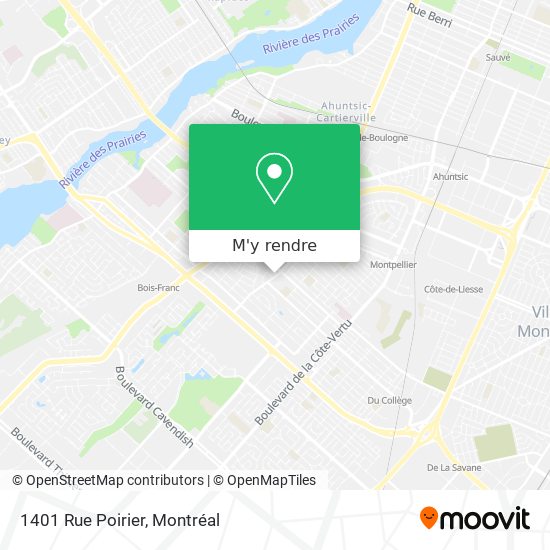 1401 Rue Poirier plan