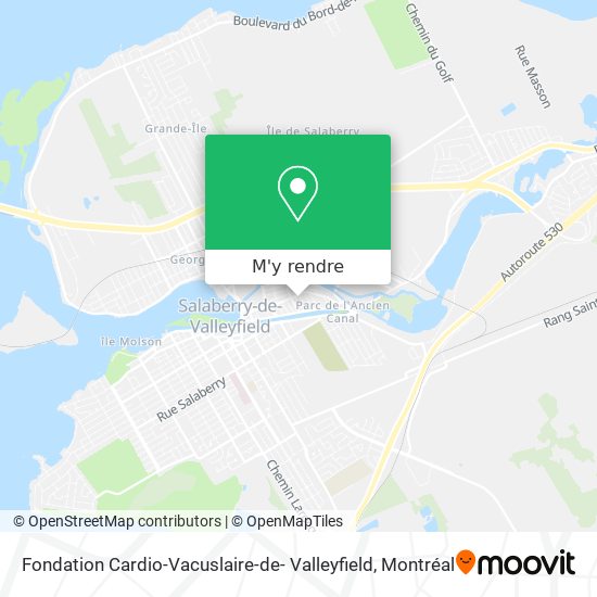 Fondation Cardio-Vacuslaire-de- Valleyfield plan