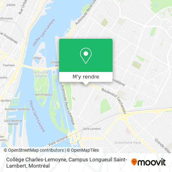 Collège Charles-Lemoyne, Campus Longueuil Saint-Lambert plan