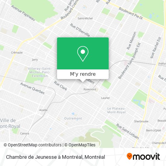 Chambre de Jeunesse à Montréal plan