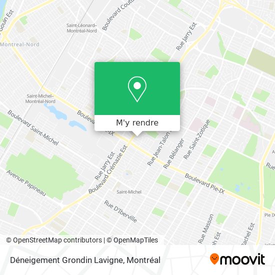 Déneigement Grondin Lavigne plan