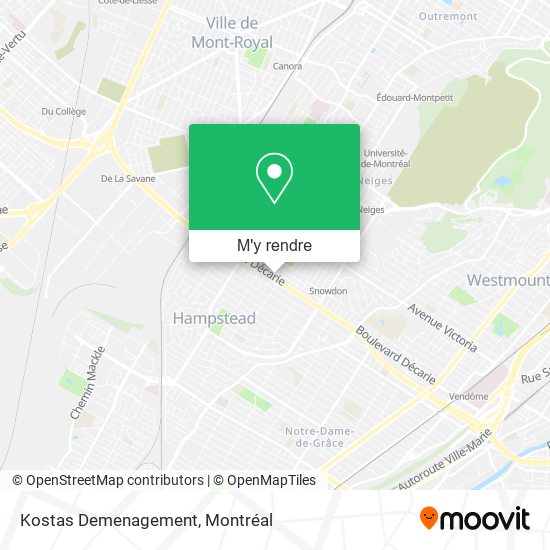 Kostas Demenagement plan