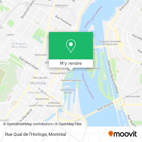 Rue Quai de l'Horloge plan