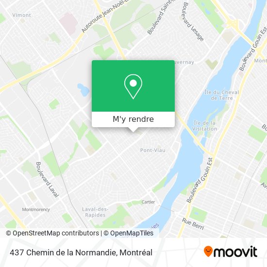 437 Chemin de la Normandie plan