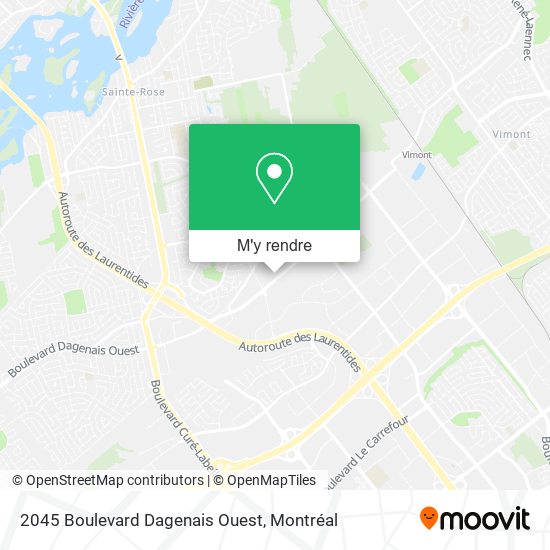 2045 Boulevard Dagenais Ouest plan