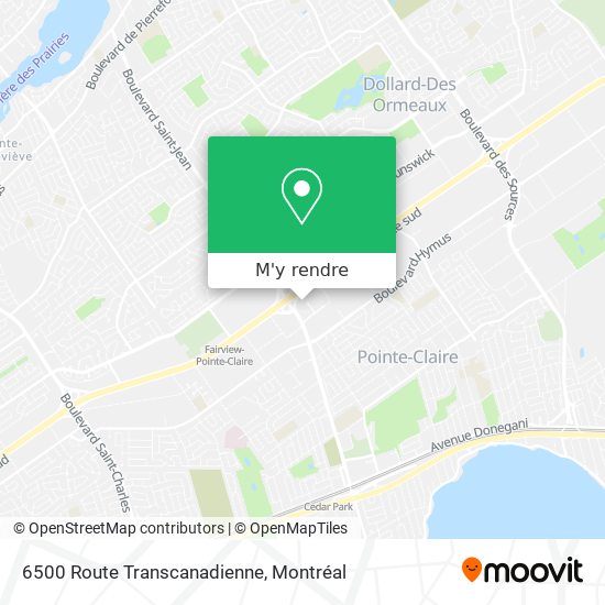 6500 Route Transcanadienne plan
