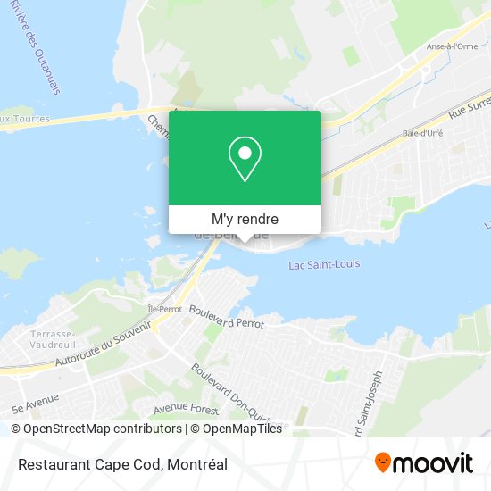 Restaurant Cape Cod plan