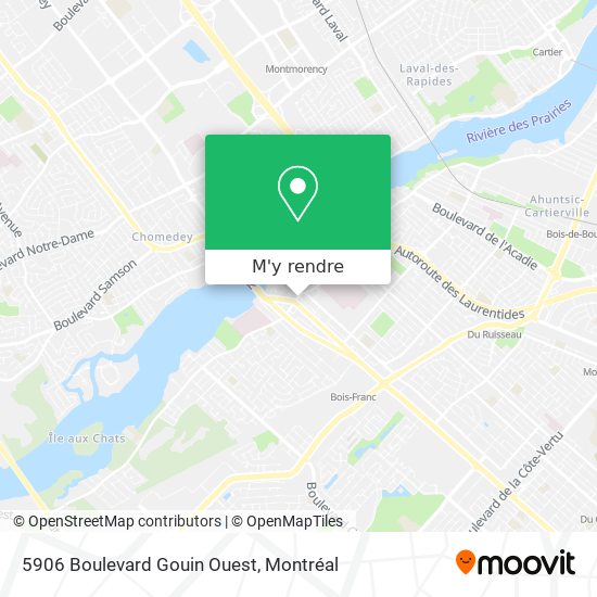 5906 Boulevard Gouin Ouest plan