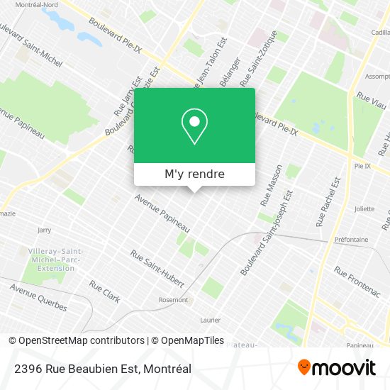 2396 Rue Beaubien Est plan