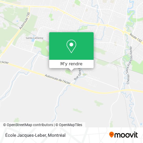 École Jacques-Leber plan