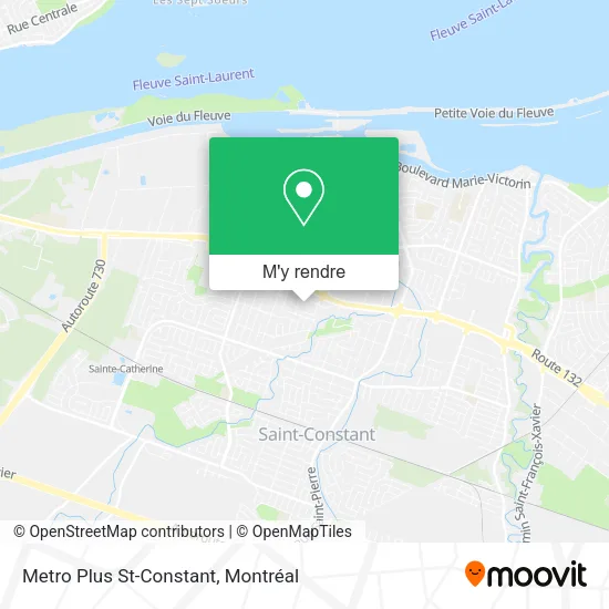 Metro Plus St-Constant plan