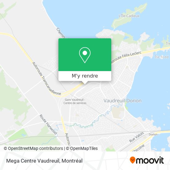 Mega Centre Vaudreuil plan