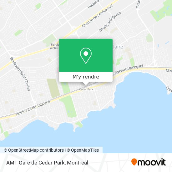 AMT Gare de Cedar Park plan