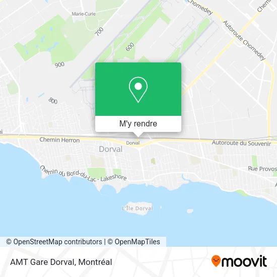 AMT Gare Dorval plan