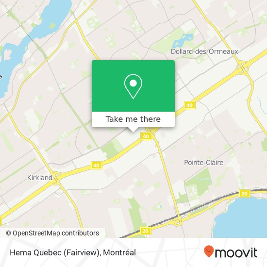 Hema Quebec (Fairview) plan