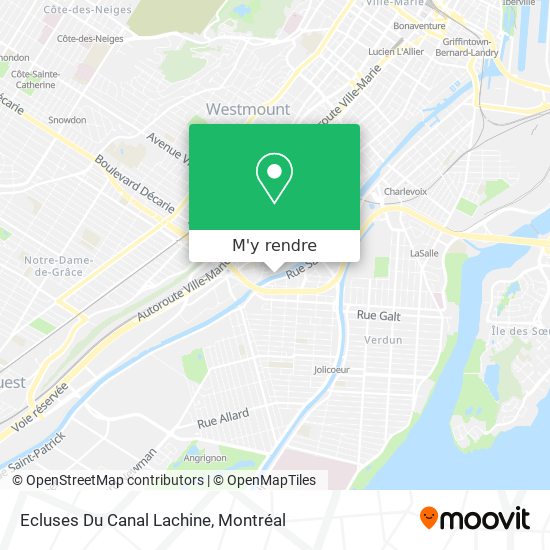 Ecluses Du Canal Lachine plan