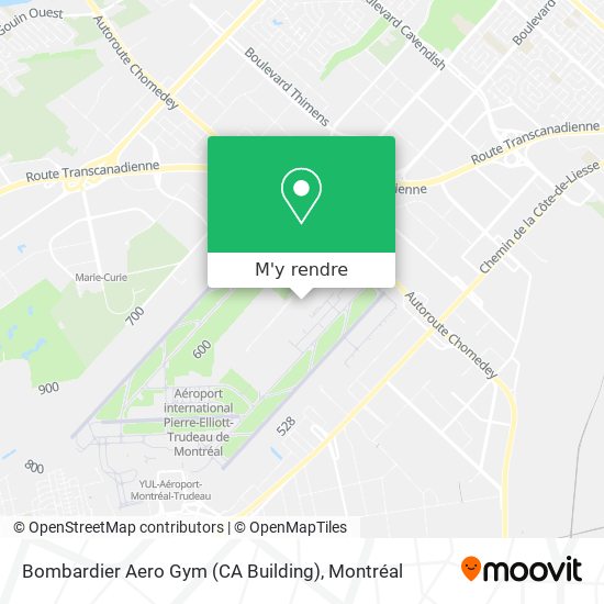 Bombardier Aero Gym (CA Building) plan