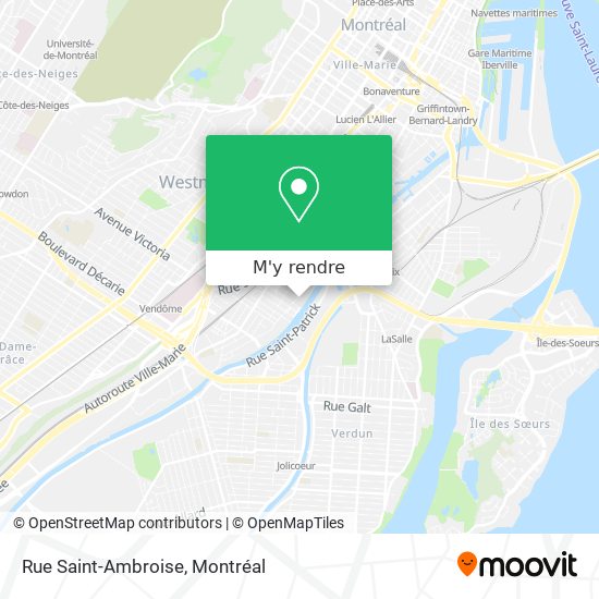 Rue Saint-Ambroise plan