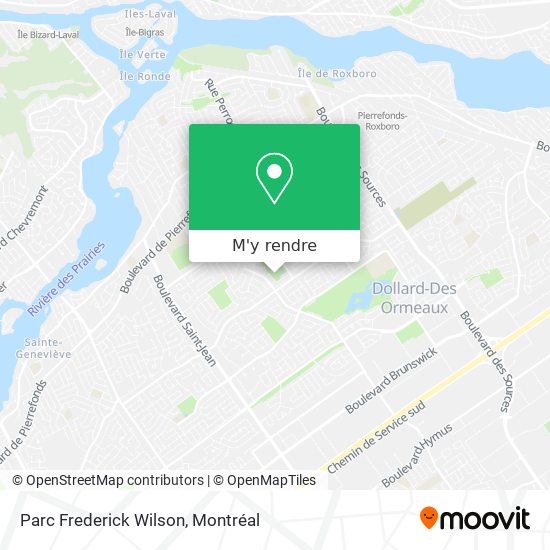 Parc Frederick Wilson plan