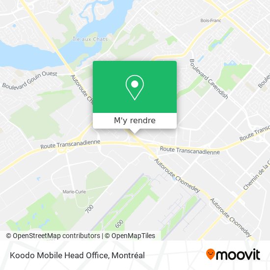 Koodo Mobile Head Office plan