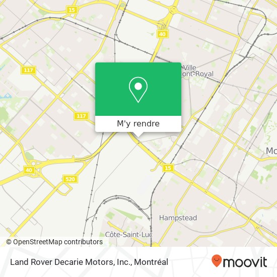 Land Rover Decarie Motors, Inc. plan