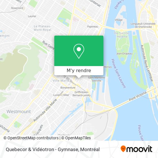 Quebecor & Vidéotron - Gymnase plan