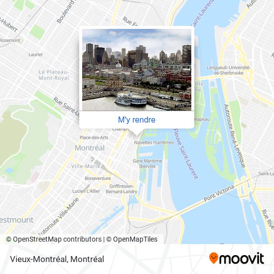 Vieux-Montréal plan