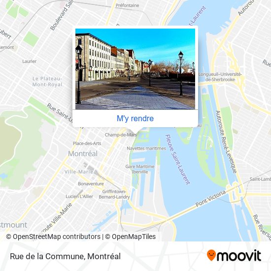 Rue de la Commune plan