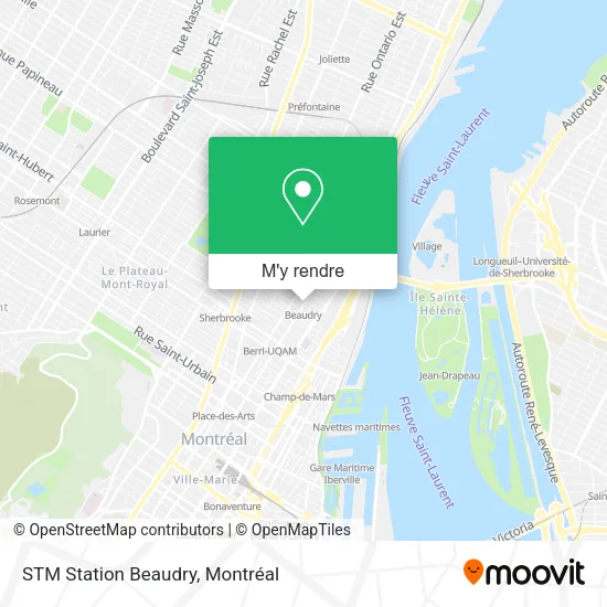 STM Station Beaudry plan