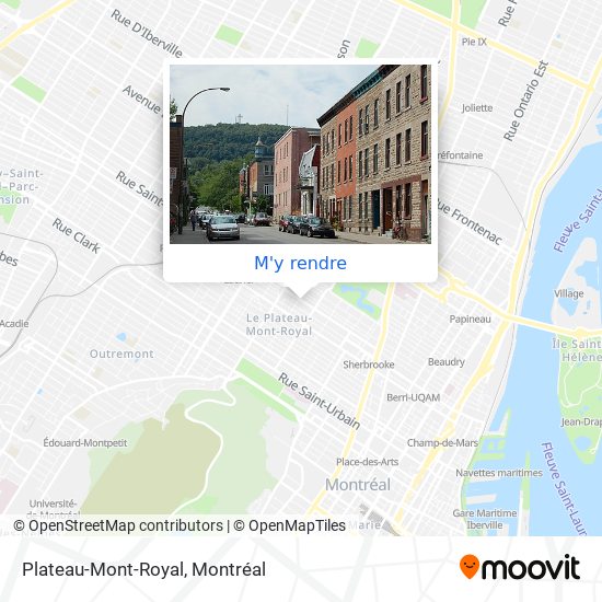 Plateau-Mont-Royal plan