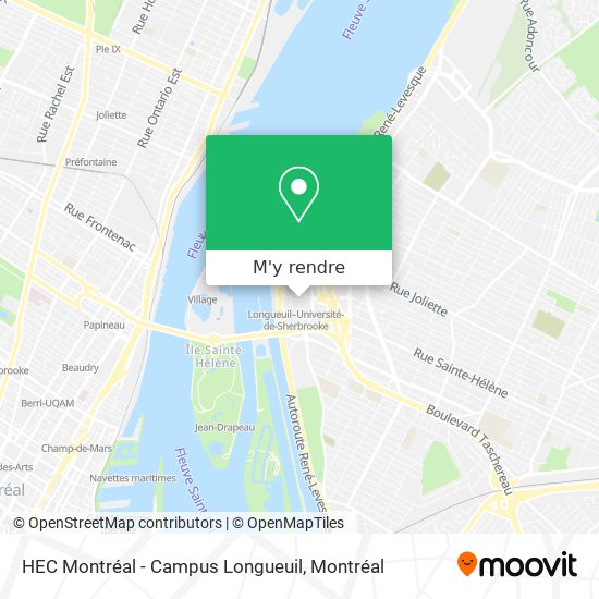 HEC Montréal - Campus Longueuil plan