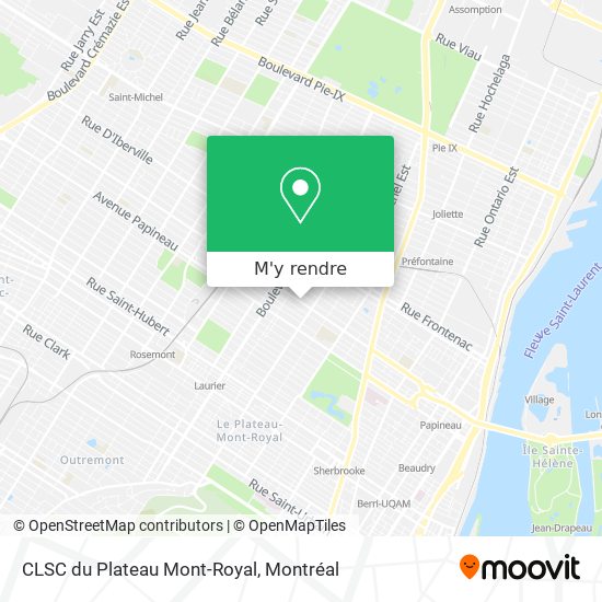 CLSC du Plateau Mont-Royal plan