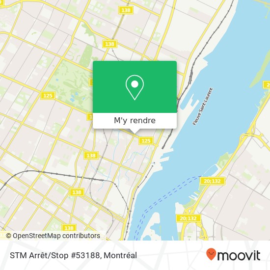 STM Arrêt/Stop #53188 plan