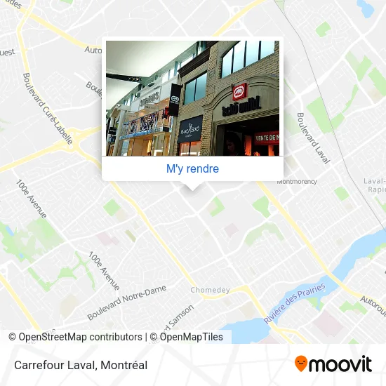 Carrefour Laval plan